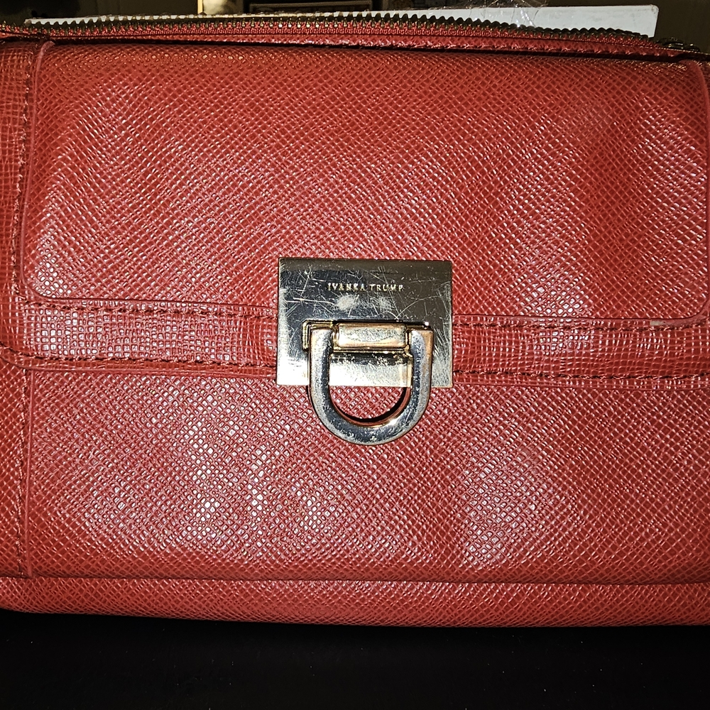 Ivanka Trump Elegant Red Clutch